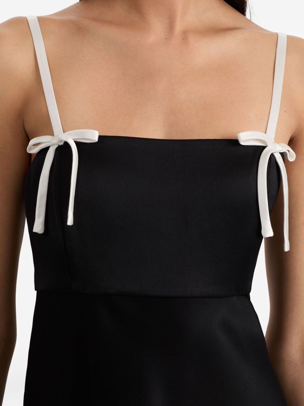 Morgan bow-detail mini dress - 5