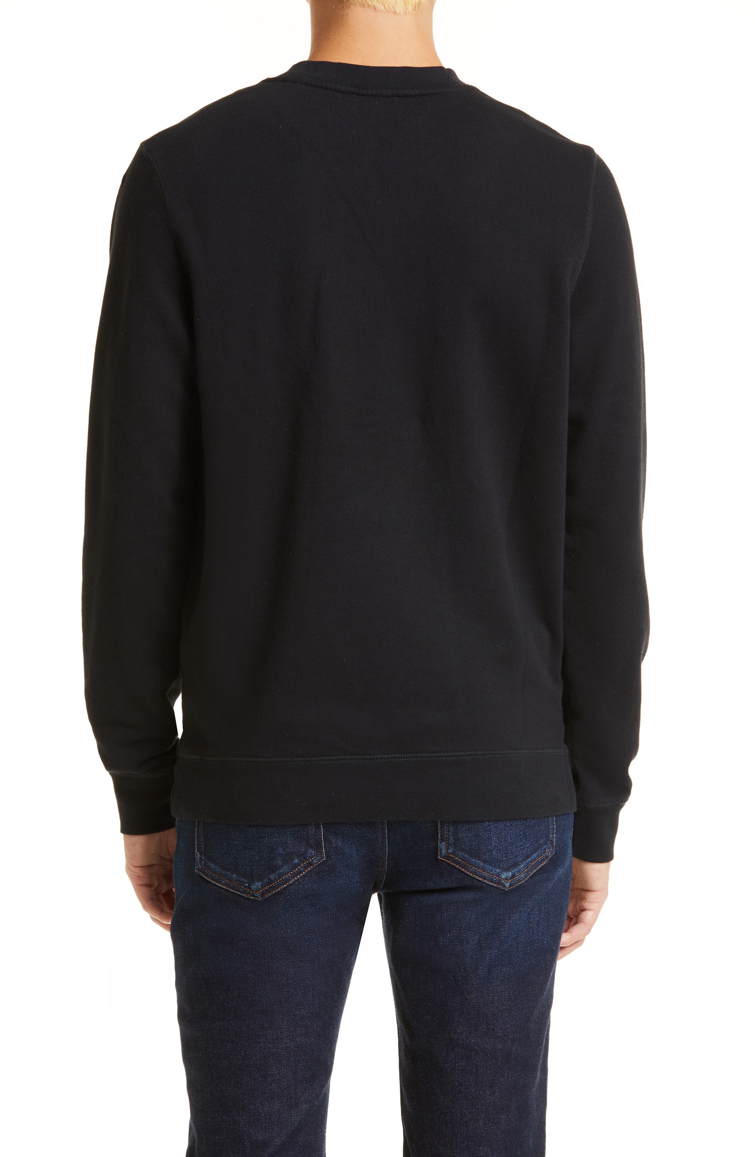 Men's Crewneck Cotton French Terry Sweatshrt - 2