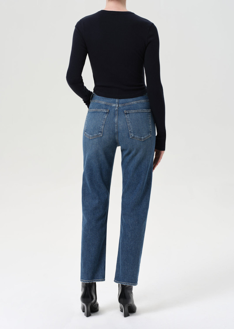 90'S PINCH WAIST CROP (COMFORT STRETCH) IN OVERCAST 3