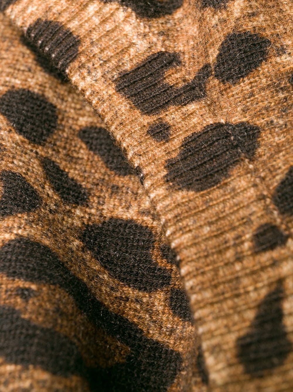 cashmere animal print sweater - 6