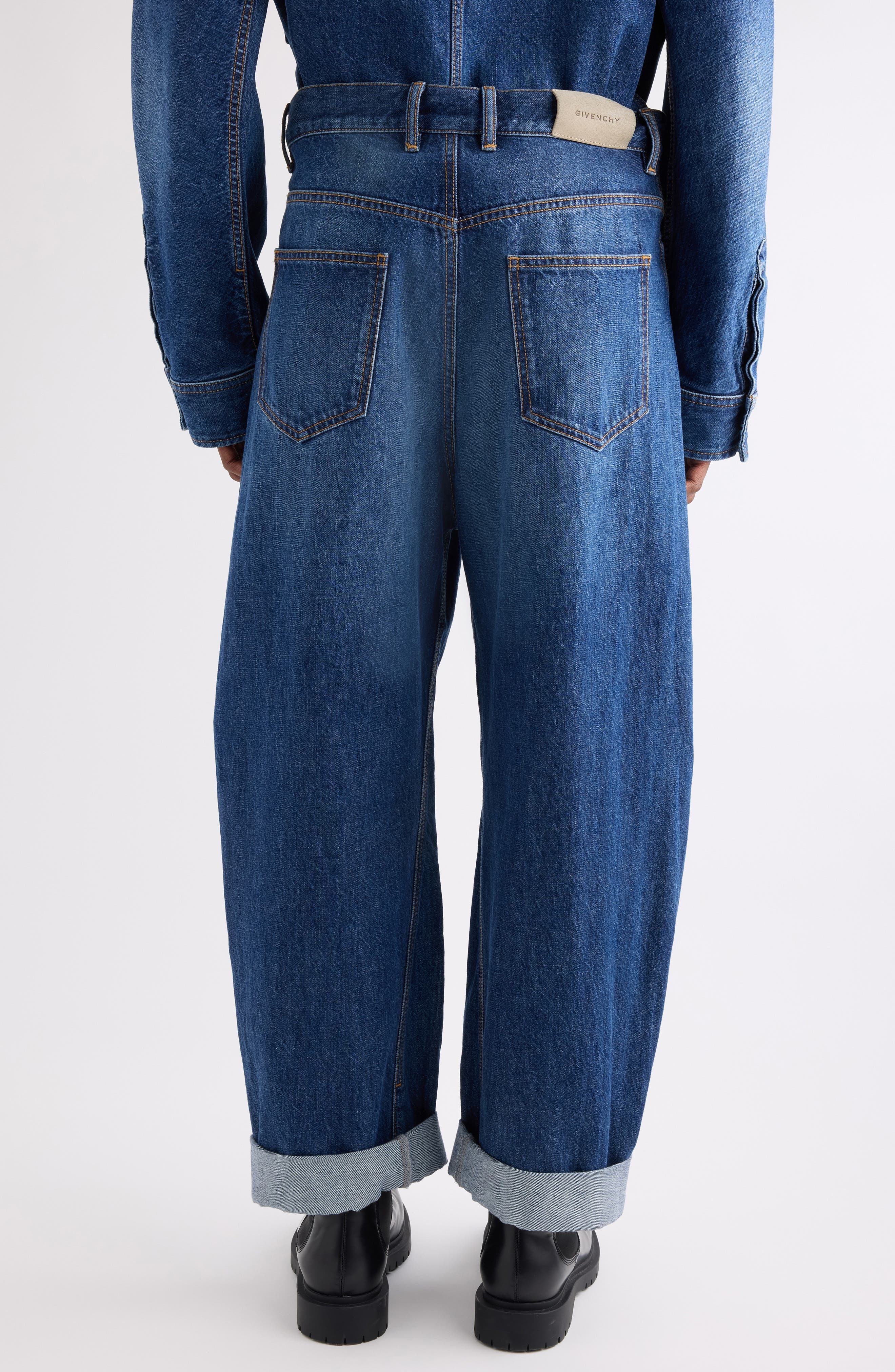 Givenchy Twisted Seam Jeans in Dark Blue at Nordstrom - 3