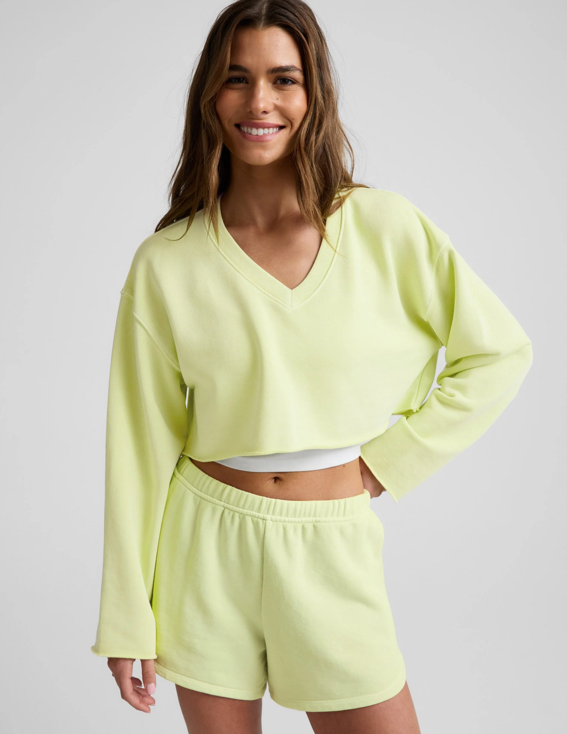 Fade Out Cropped Long Sleeve - 1