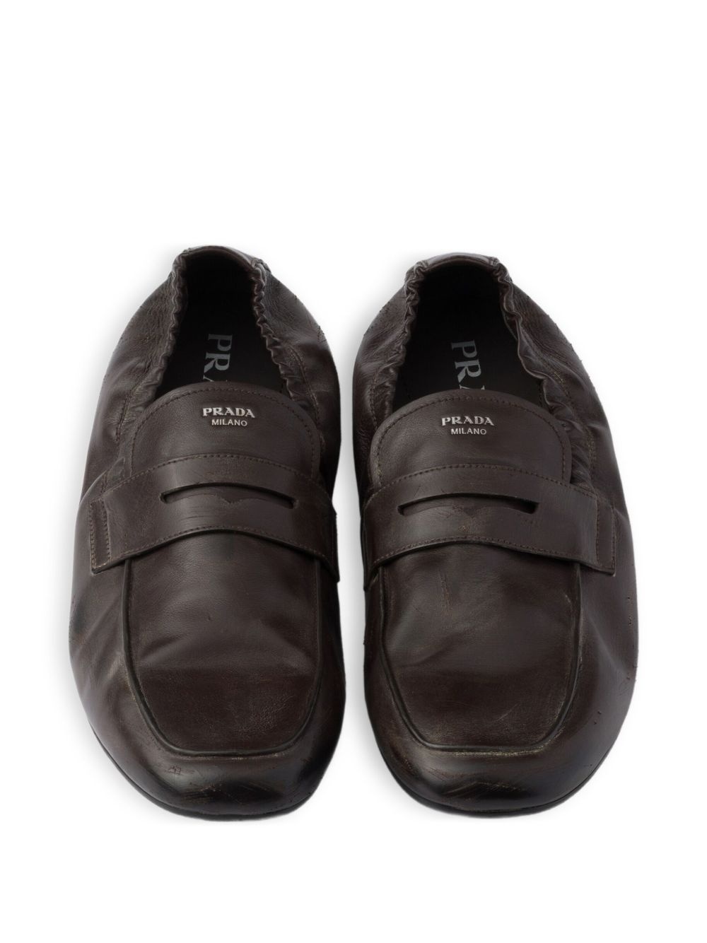 Shuffle leather loafers - 4
