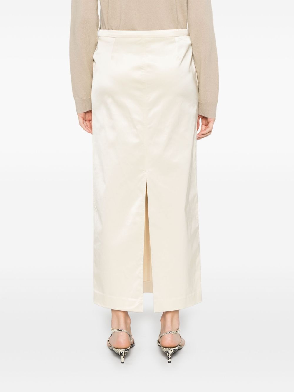 Straight midi skirt - 4