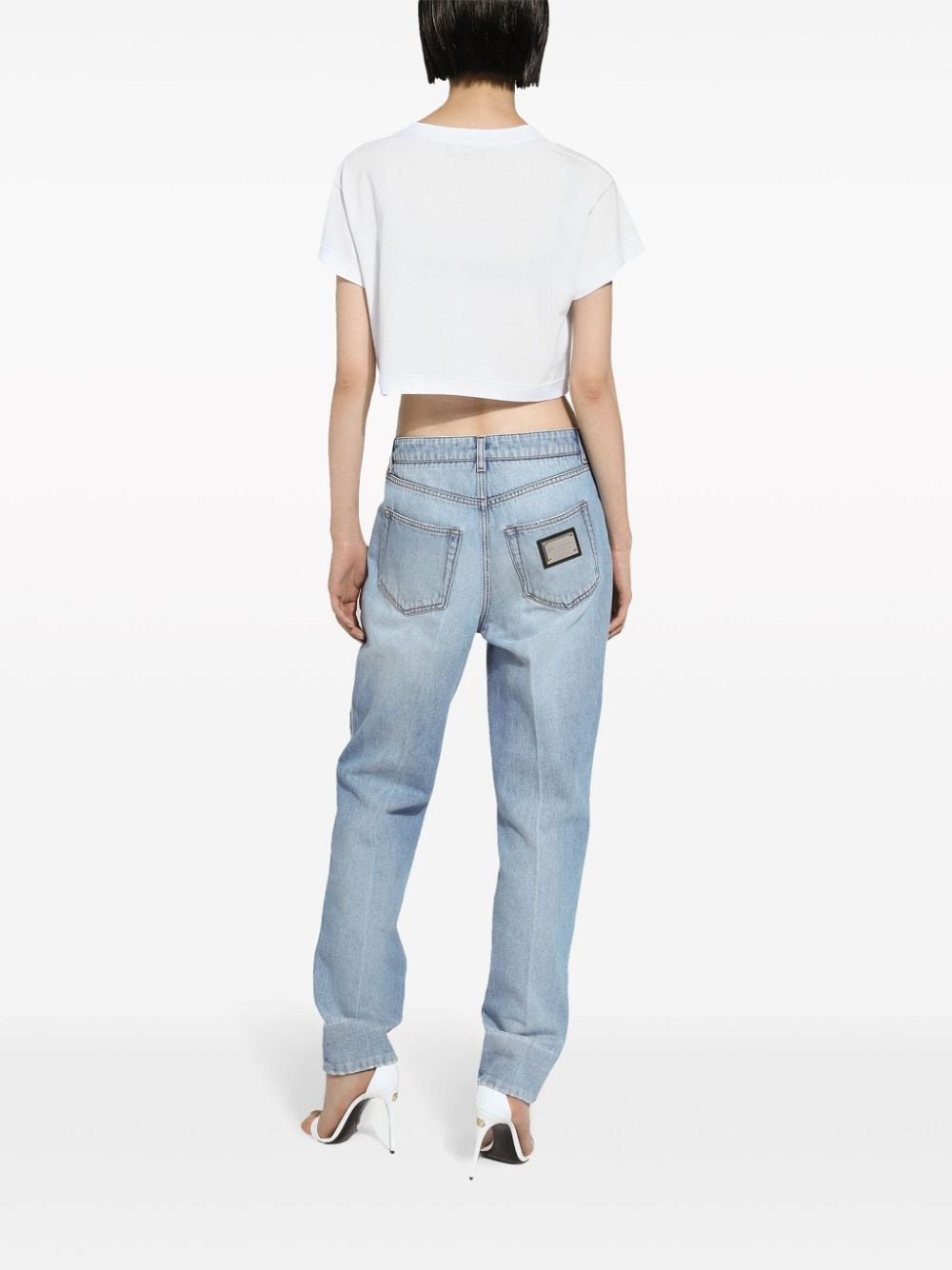 mid-rise boyfriend-fit jeans - 4