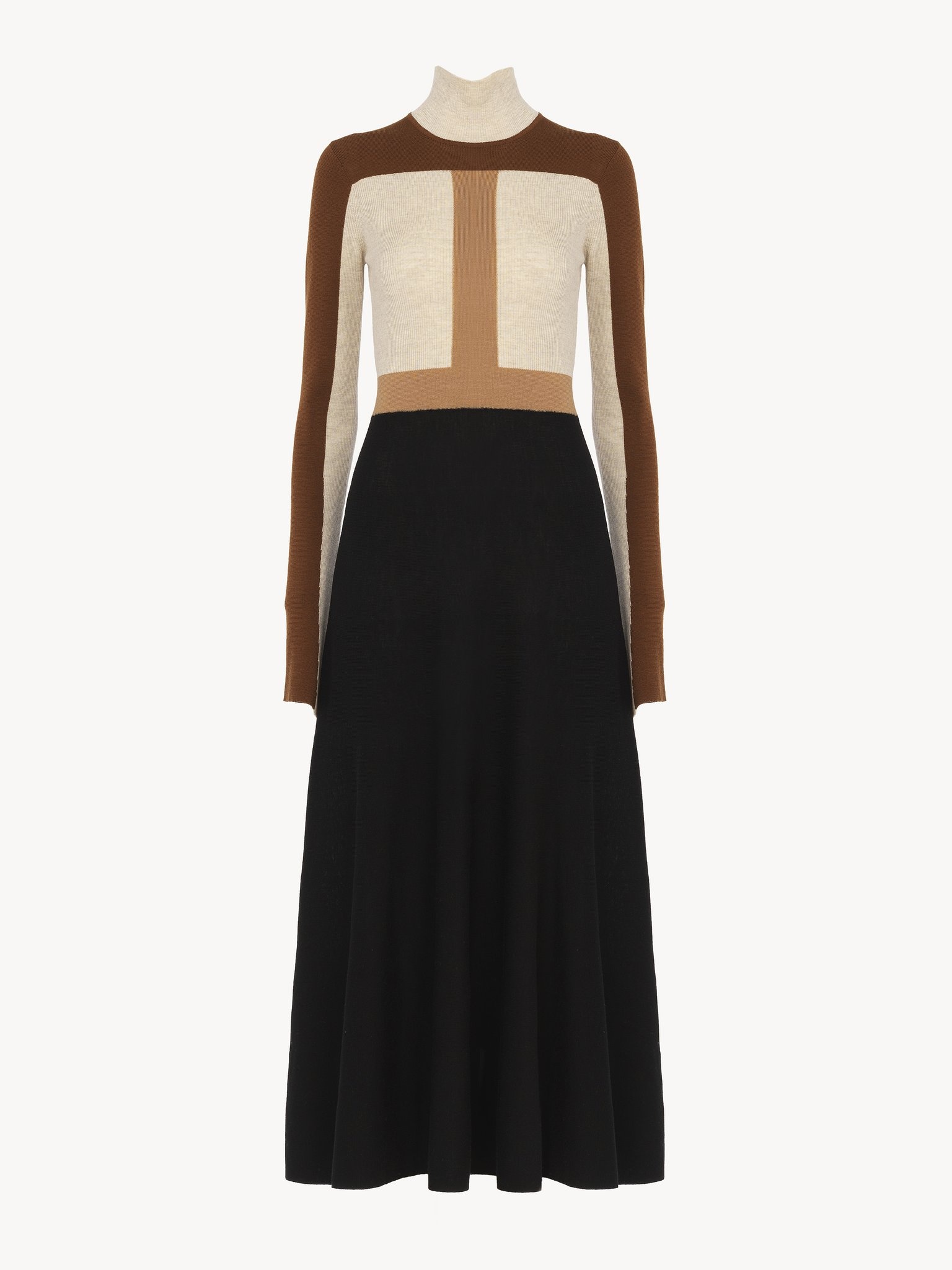 FLARED MAXI DRESS - 3