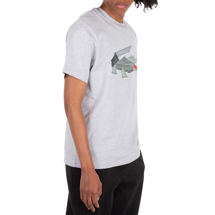 Lacoste Crocodile Graphic Cotton T-Shirt - 4