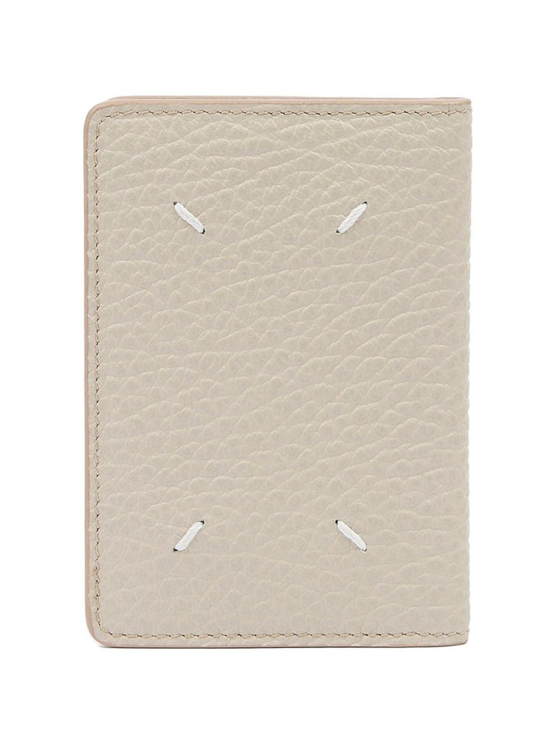 Maison Margiela grained-leather card holder outlook