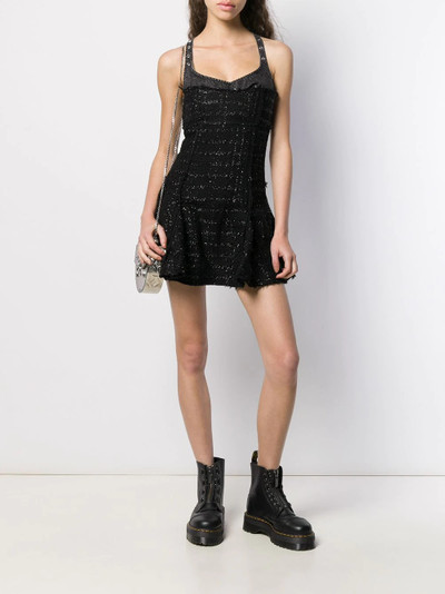 Diesel tweed flared mini dress outlook