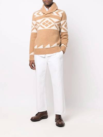 Ralph Lauren patterned jacquard jumper outlook