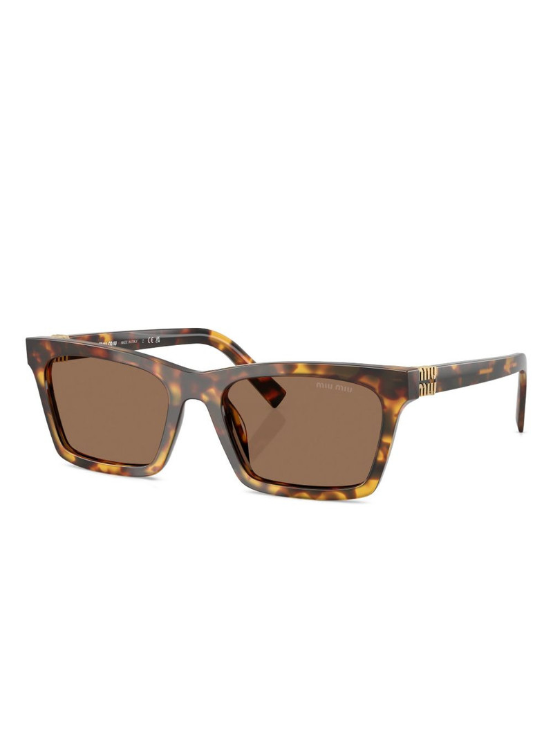 Miu Miu square-frame tortoiseshell sunglasses outlook