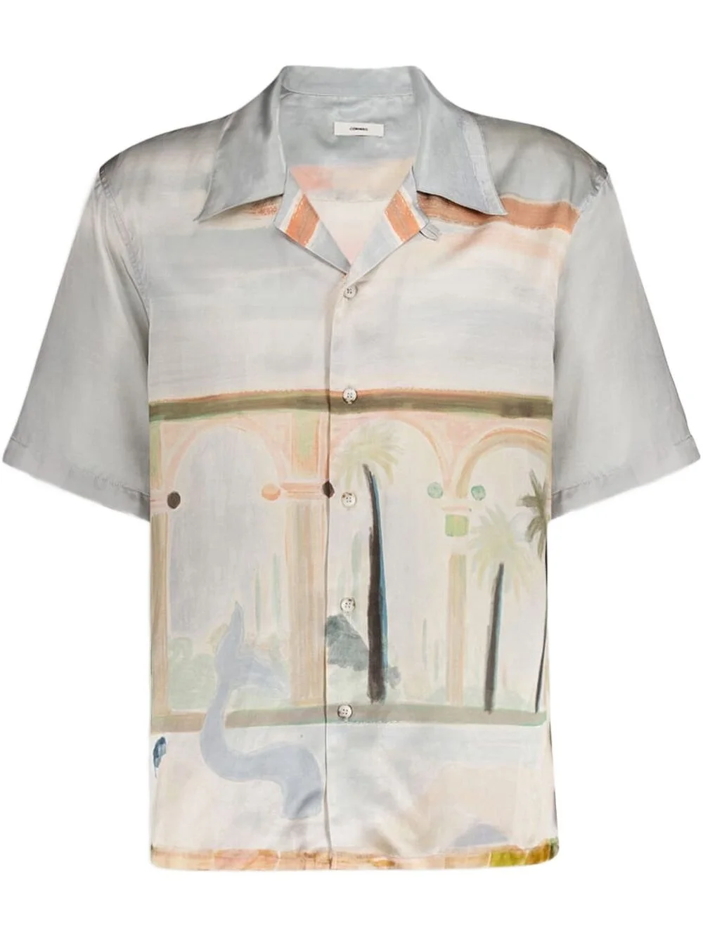 abstract-pattern shirt - 1