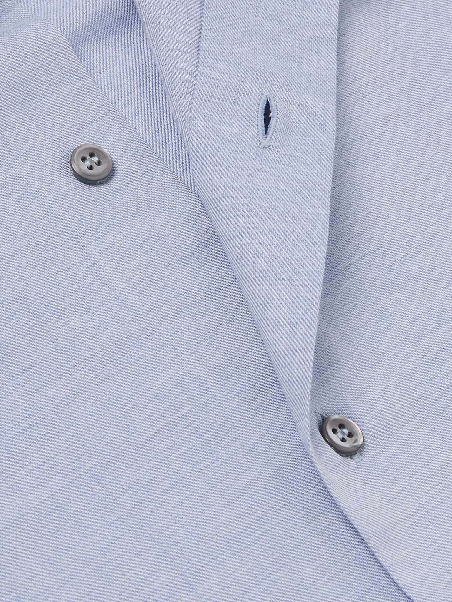 Brushed Cotton and Cashmere-Blend Twill Shirt - 5