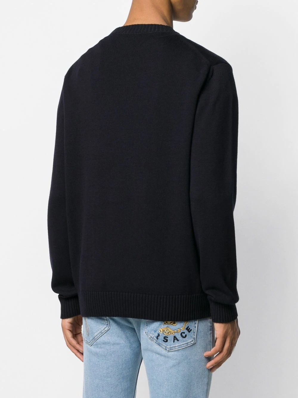 embroidered logo jumper - 4