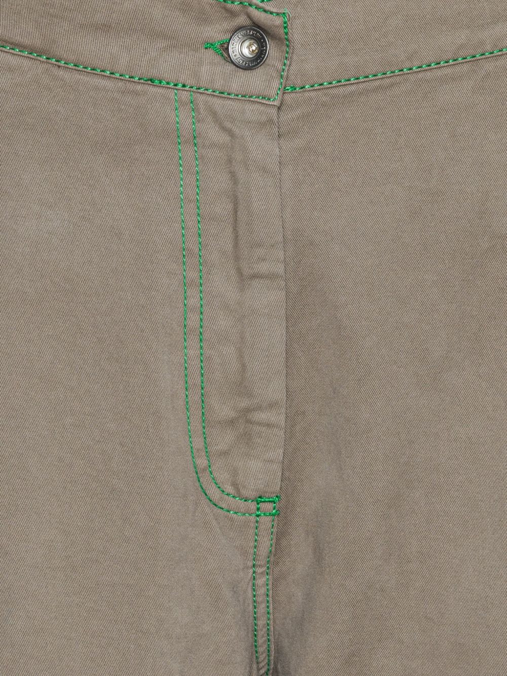contrast-stitched jeans - 3