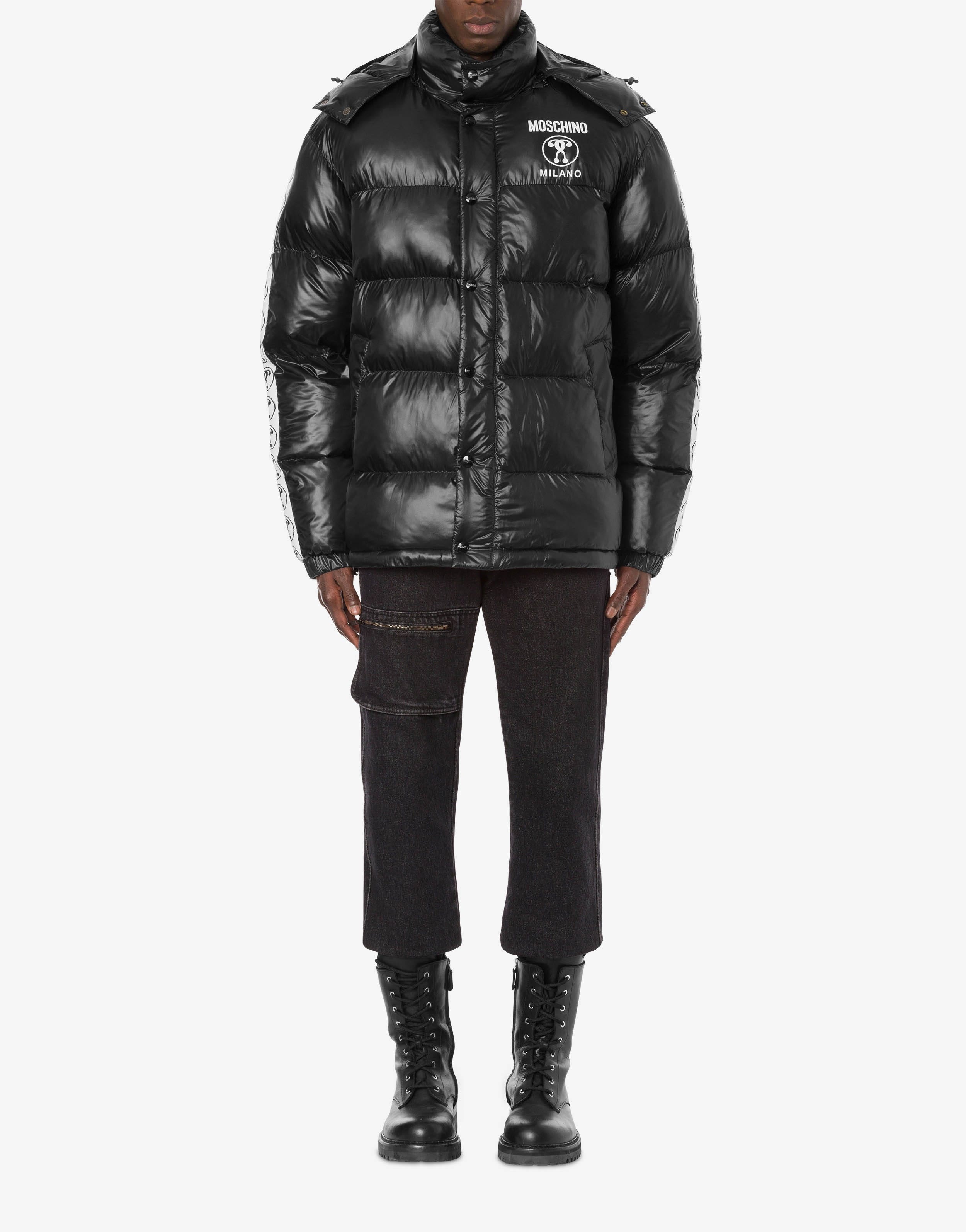 DOUBLE QUESTION MARK NYLON DOWN JACKET - 2