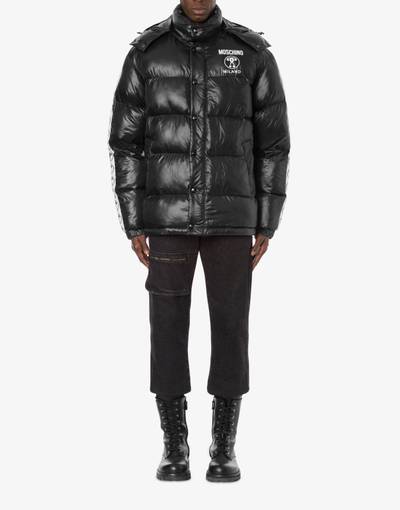 Moschino DOUBLE QUESTION MARK NYLON DOWN JACKET outlook