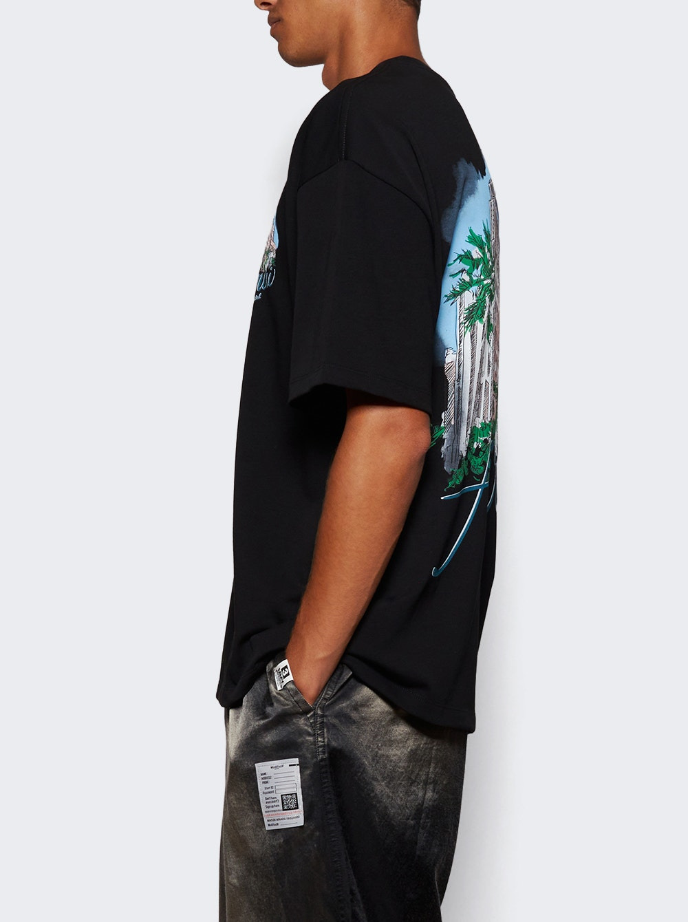 Hotel Oversized Tee Black - 3