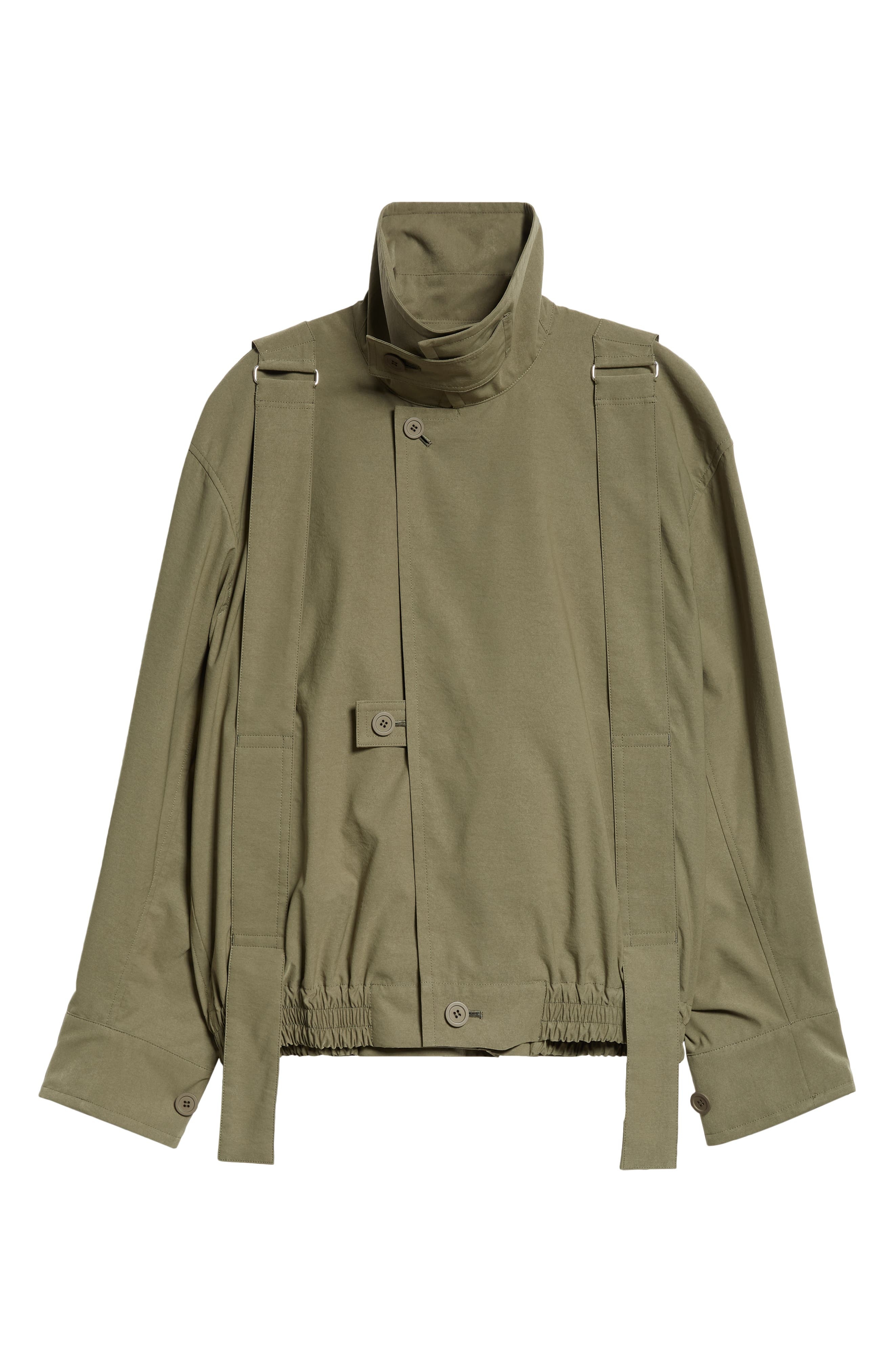 Homme Plissé Issey Miyake Parachute Jacket in Khaki at Nordstrom - 7