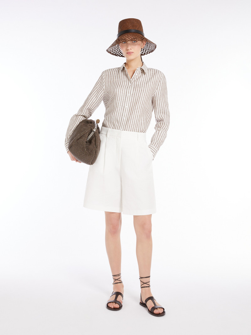 WEEKEND Max Mara JOSEF Striped linen shirt outlook
