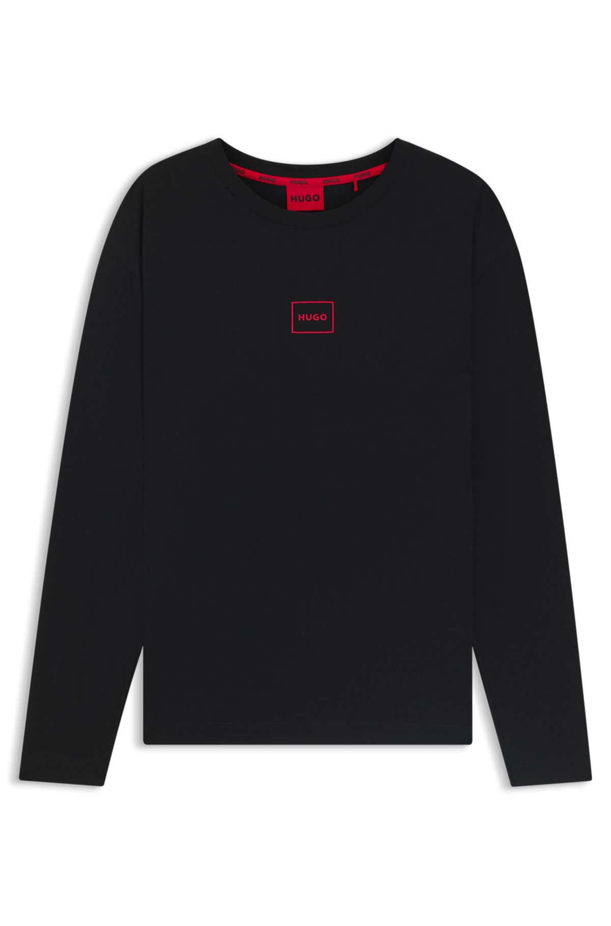 LOGO-PRINT T-SHIRT IN STRETCH COTTON - 1