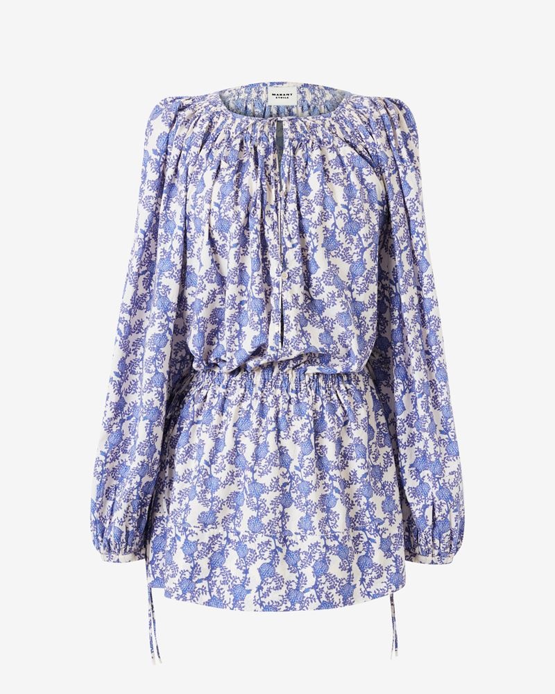 PARSLEY PRINTED COTTON DRESS - 1