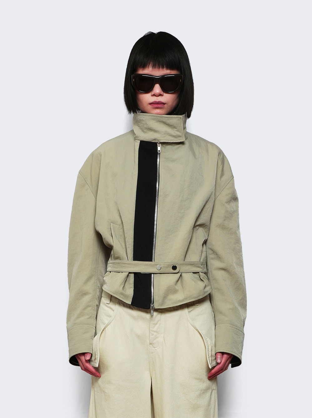 Marley Jacket Stone And Black - 2
