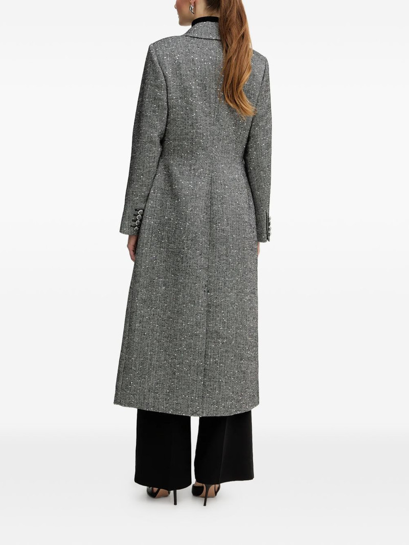 GUESS USA Herringbone button long coat outlook
