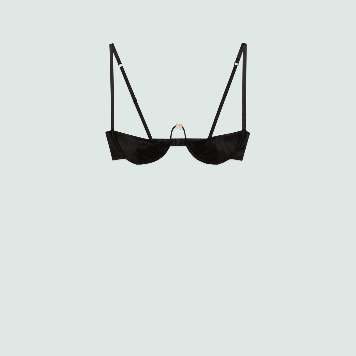 Silk bra with bow - 2