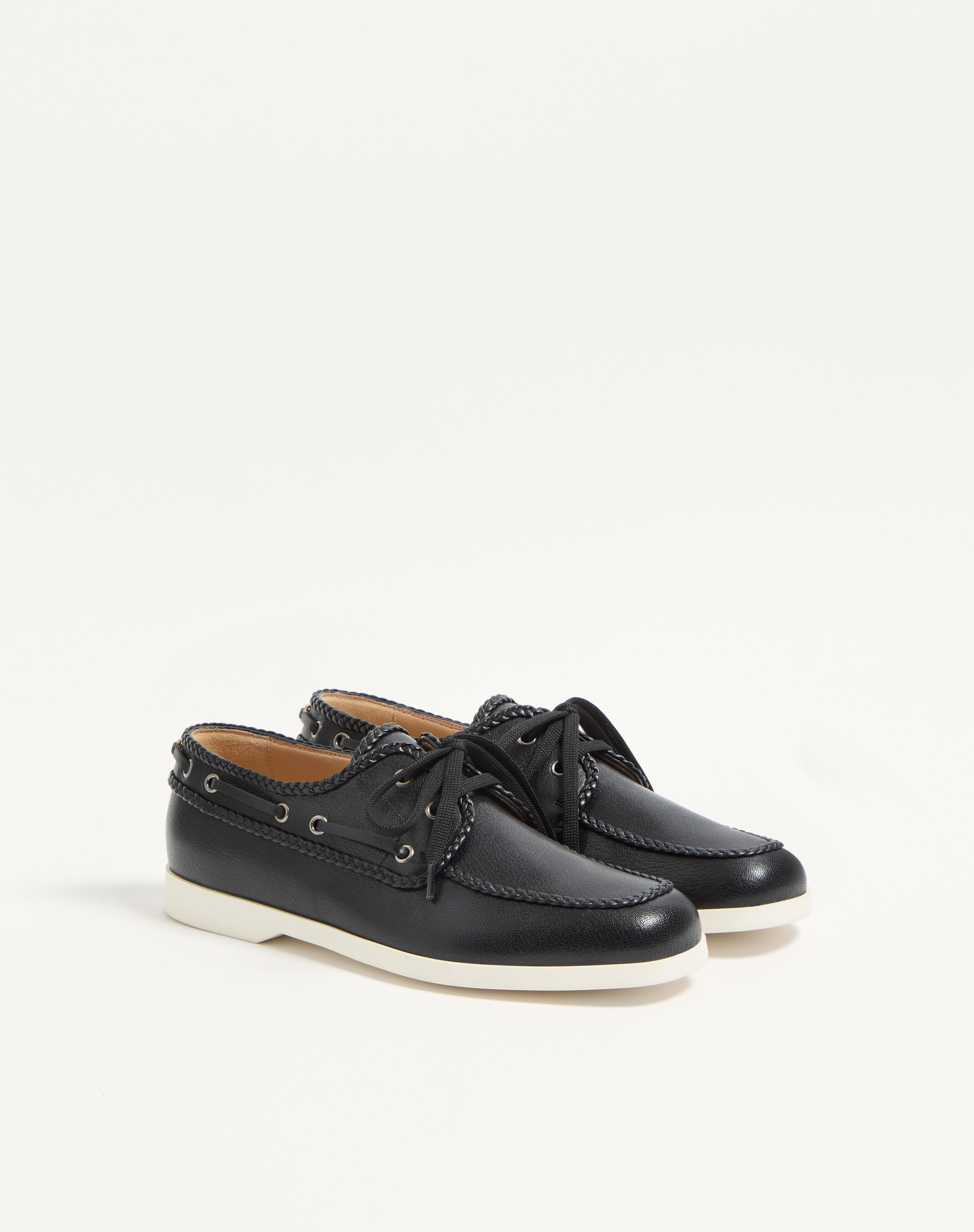 PALM AVENUE KIDSKIN BOAT SHOE - 3