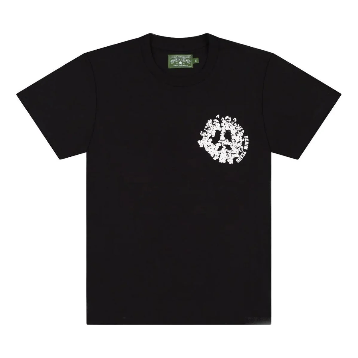 Denim Tears University T-shirt 'Black' 101-010-BLAC - 1