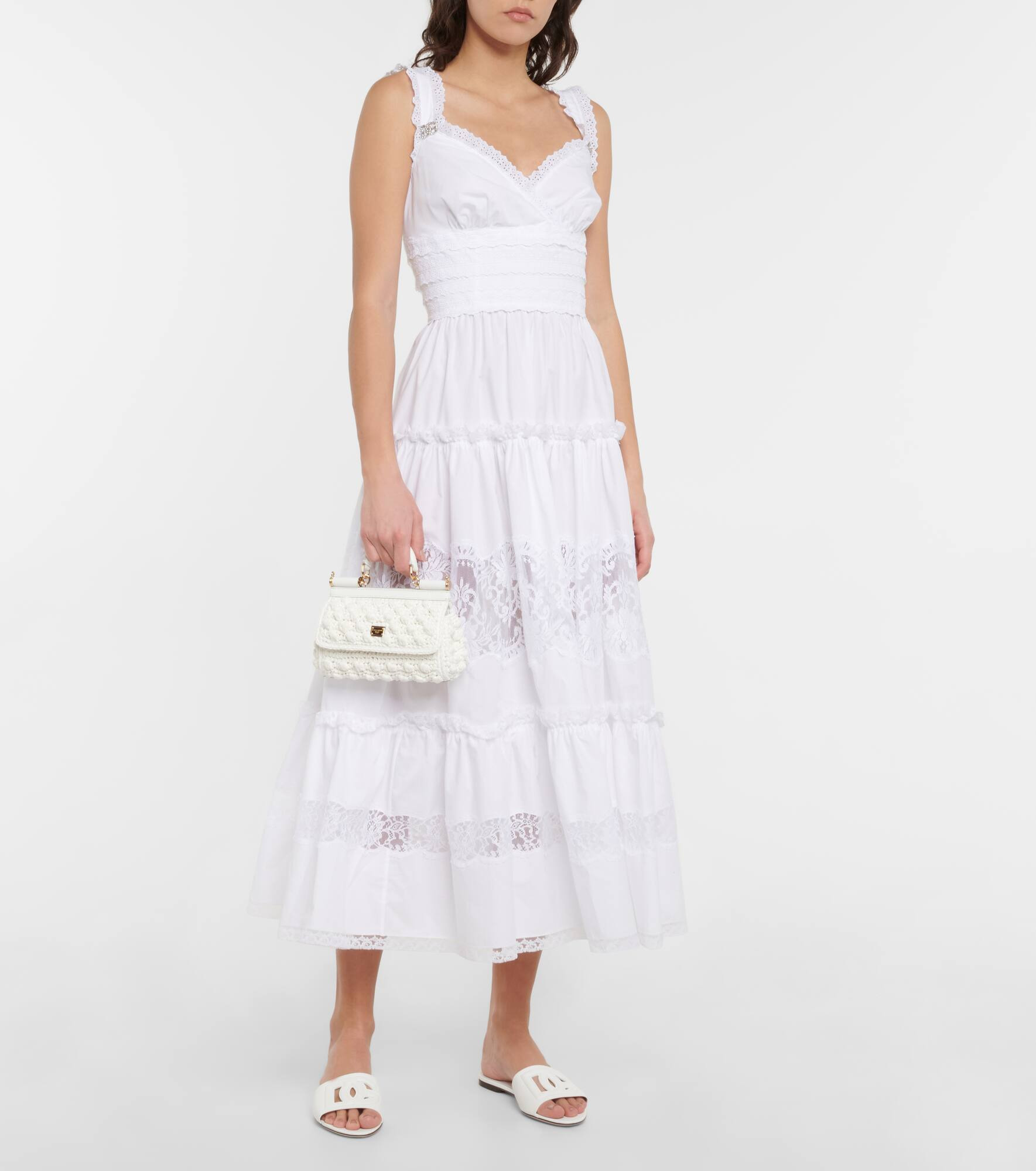 Bridal Sicily Small crochet tote - 5