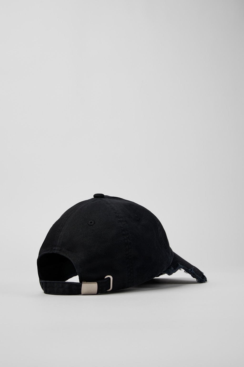 Dark Gray Cotton Cap (One Size) - 5