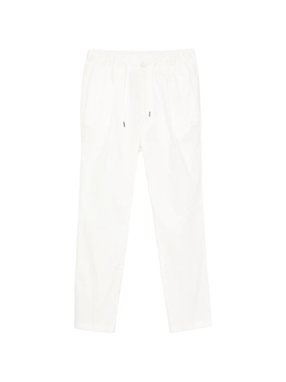 drawstring straight trousers - 1