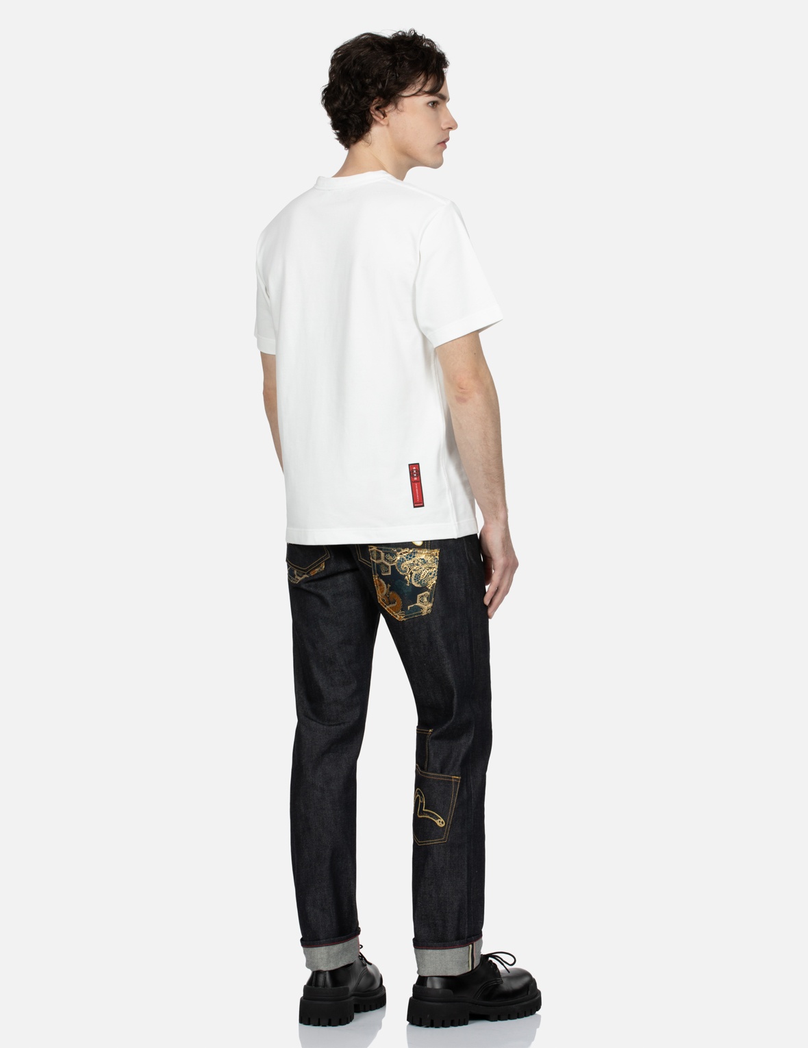 BROCADE AND SEAGULL MULTI-POCKET CARROT FIT JEANS #2017 - 3
