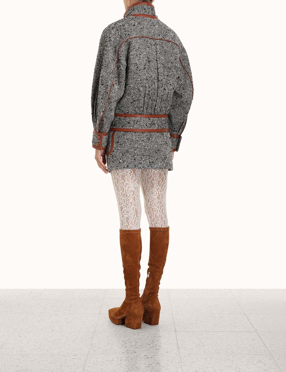 KALEIDOSCOPE BOUCLE BOMBER - 4