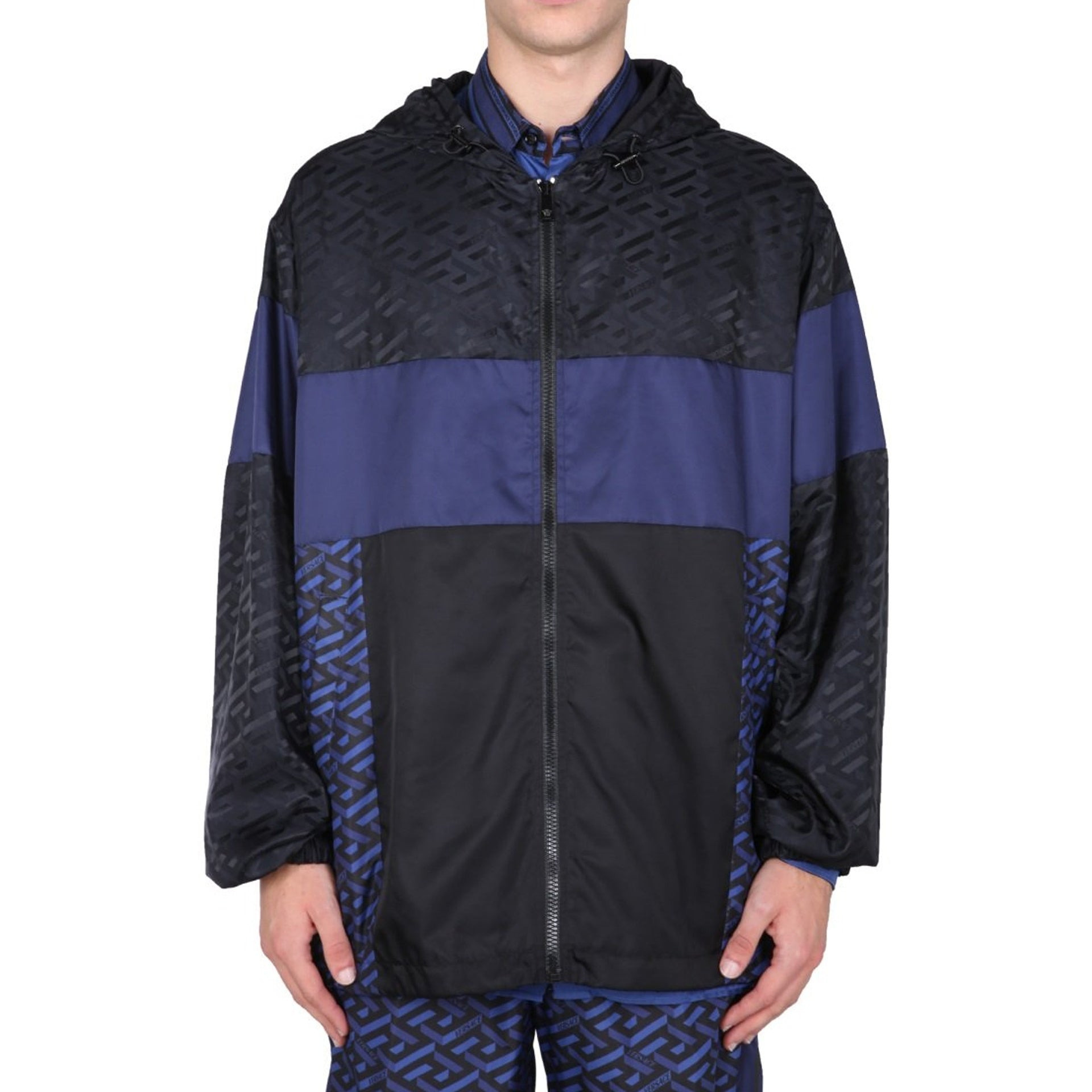 Versace Hooded Windbreaker Jacket Men - 2