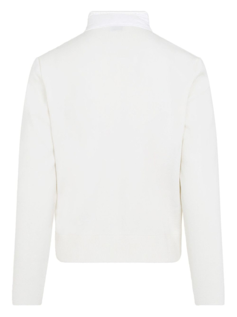 Moncler padded zip-up cardigan outlook