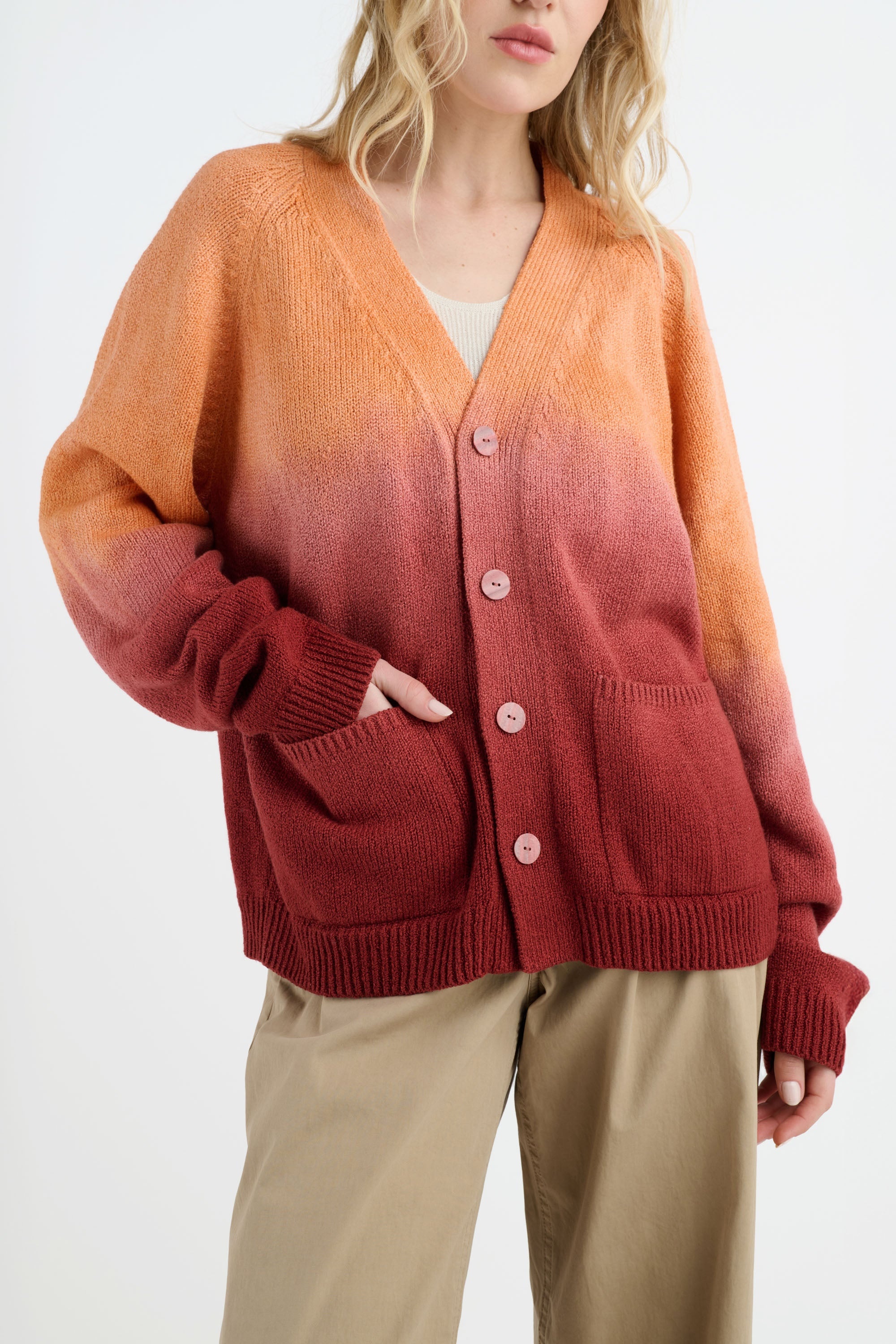 NORA LITE DIP POCKET CARDIGAN - 3