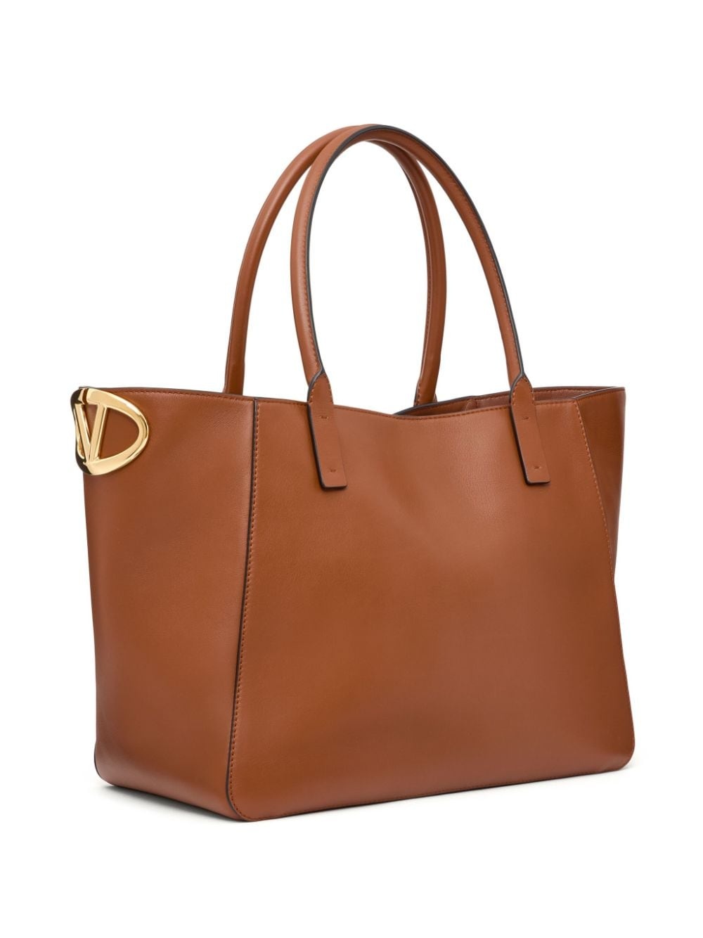 Vlogo side small leather tote bag - 2