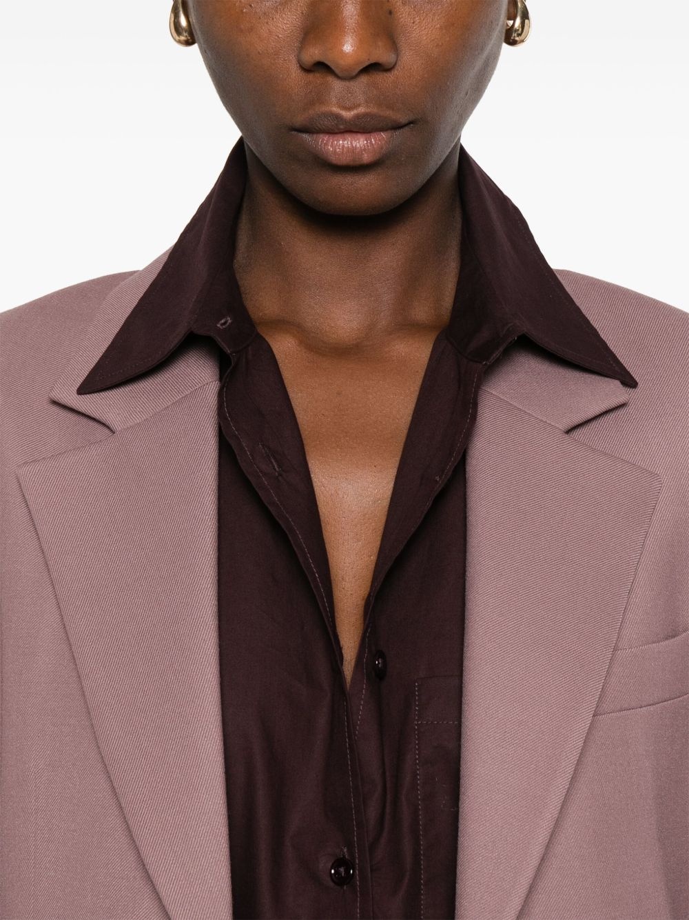 single-breasted blazer - 5