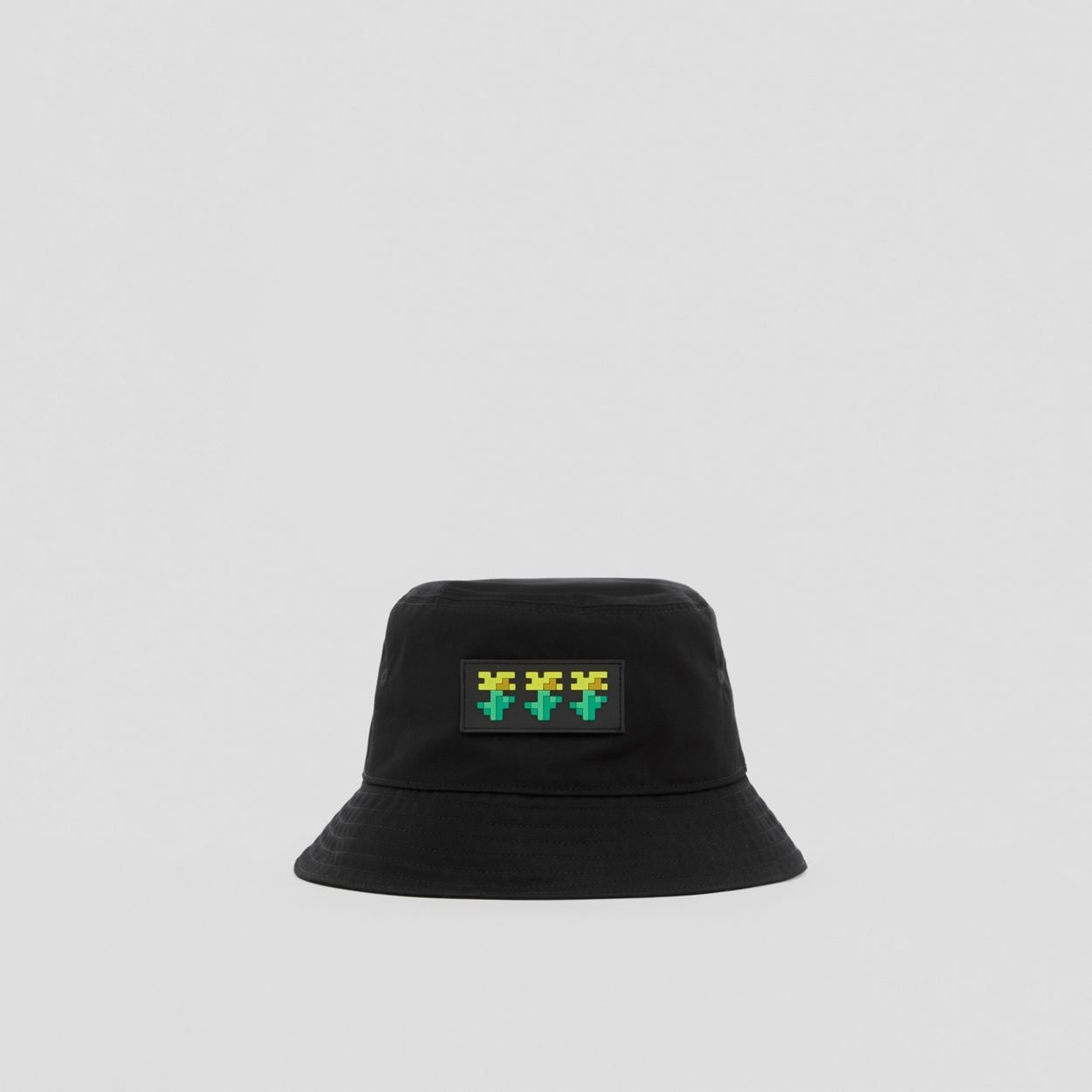 Logo Appliqué Cotton Gabardine Bucket Hat - 7