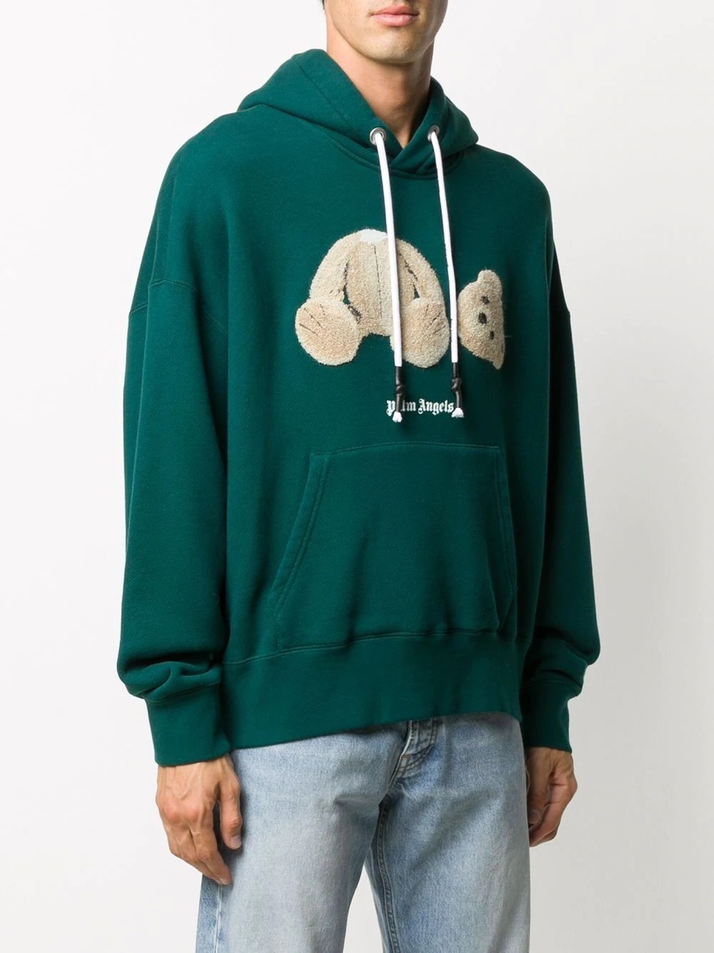 Bear relaxed-fit hoodie - 3