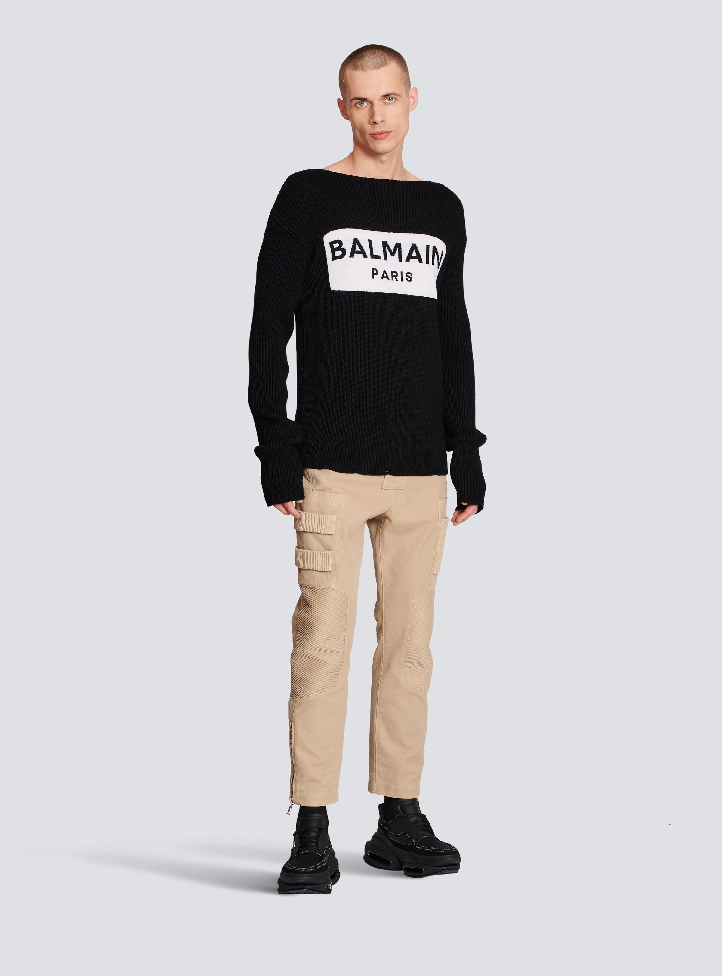 Cotton cargo trousers - 2