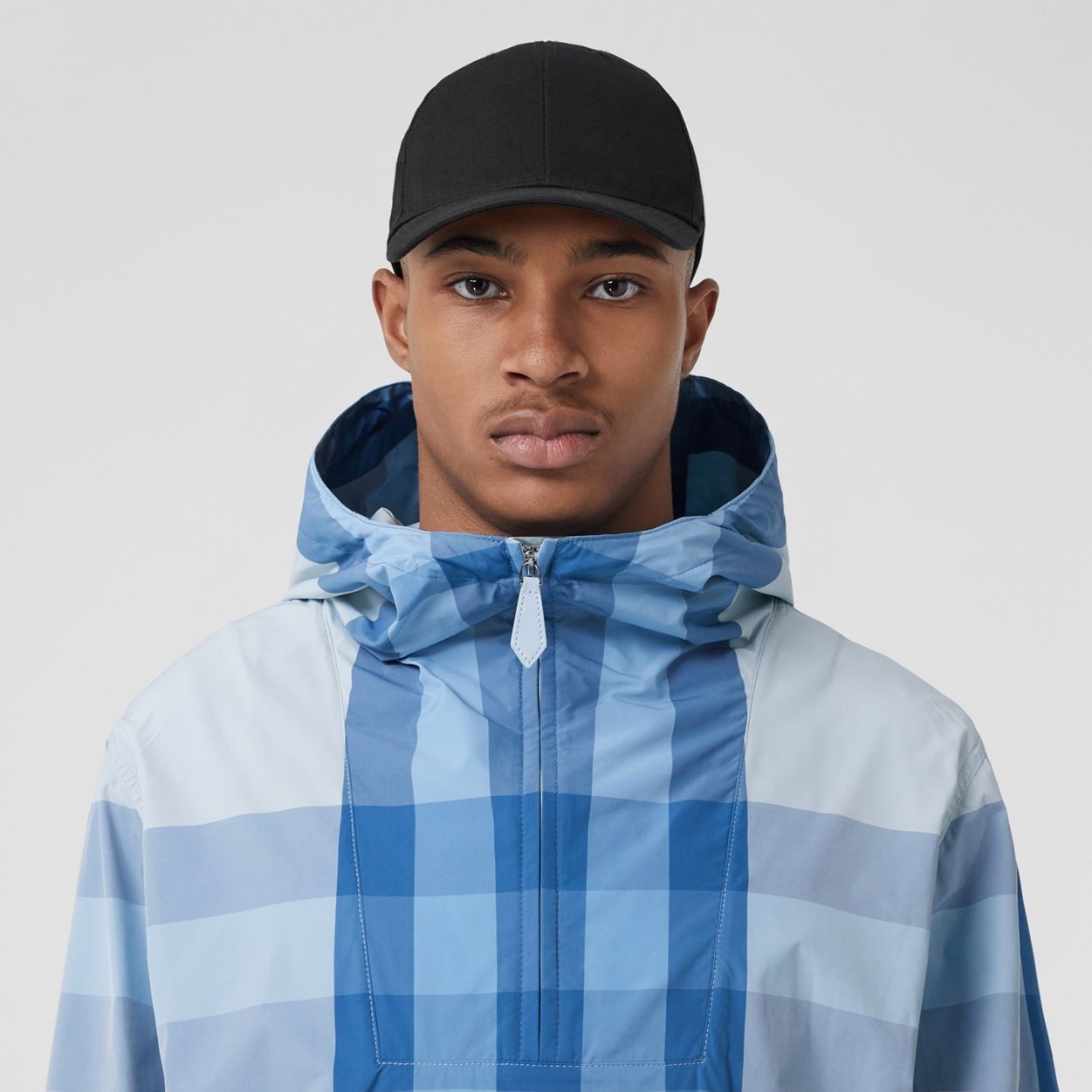 Packaway Check Nylon Hooded Jacket - 2