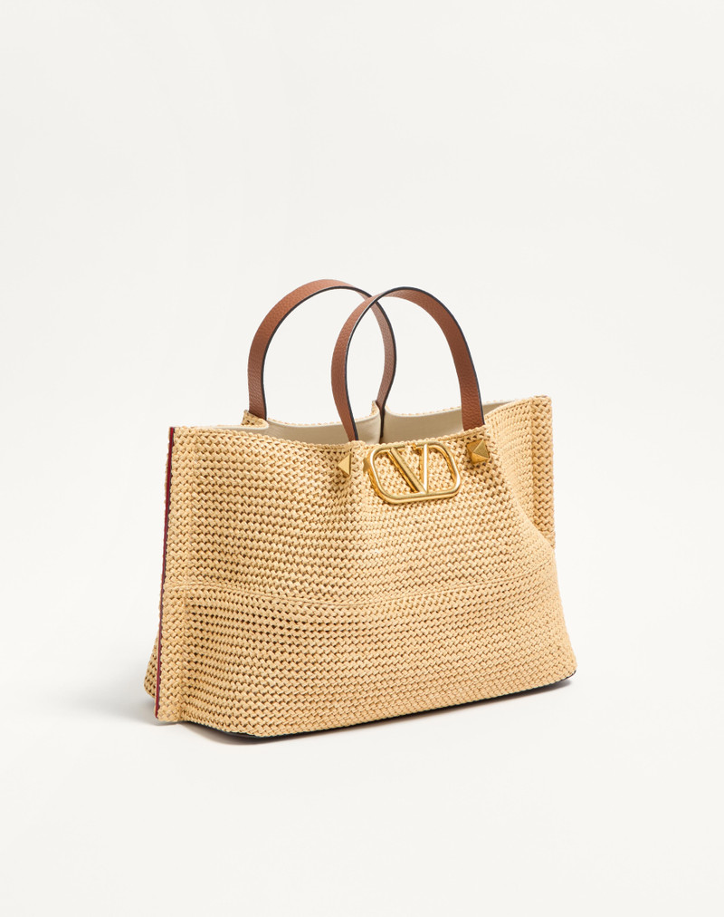 MEDIUM STRAW SUMMER TOTE 2