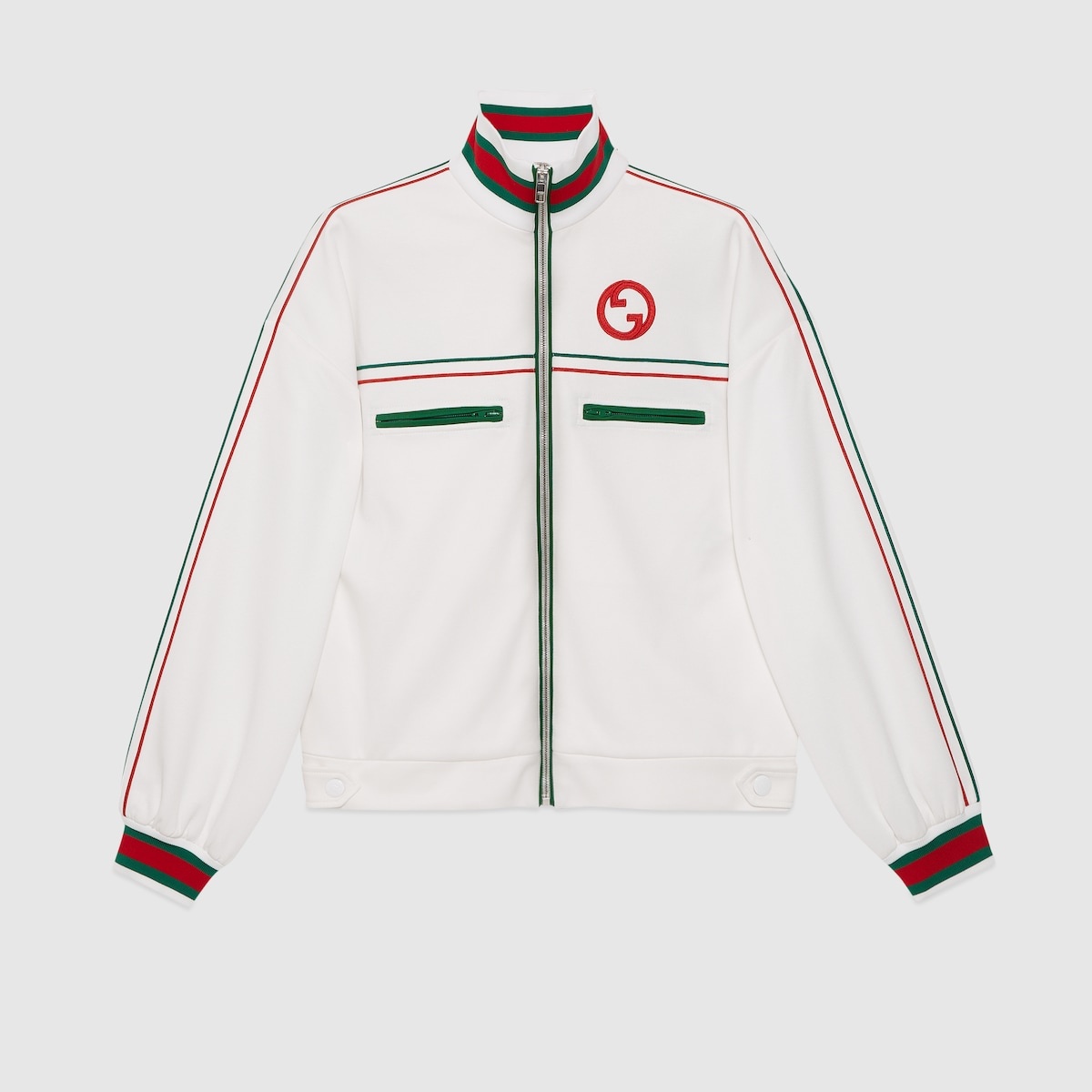 Technical jersey zip jacket with Web - 1
