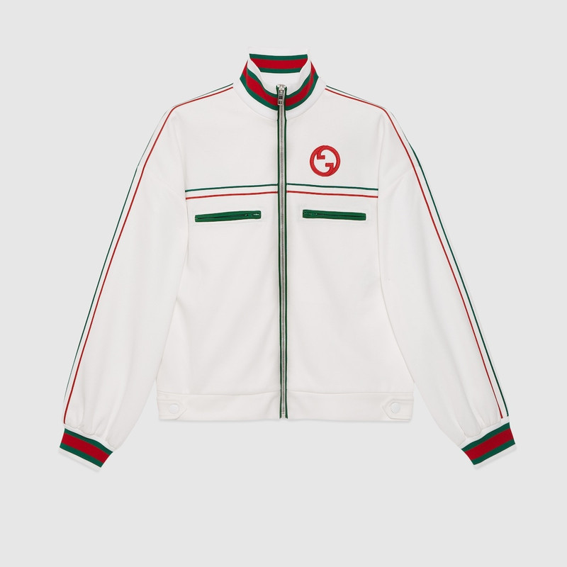 Technical jersey zip jacket with Web 1
