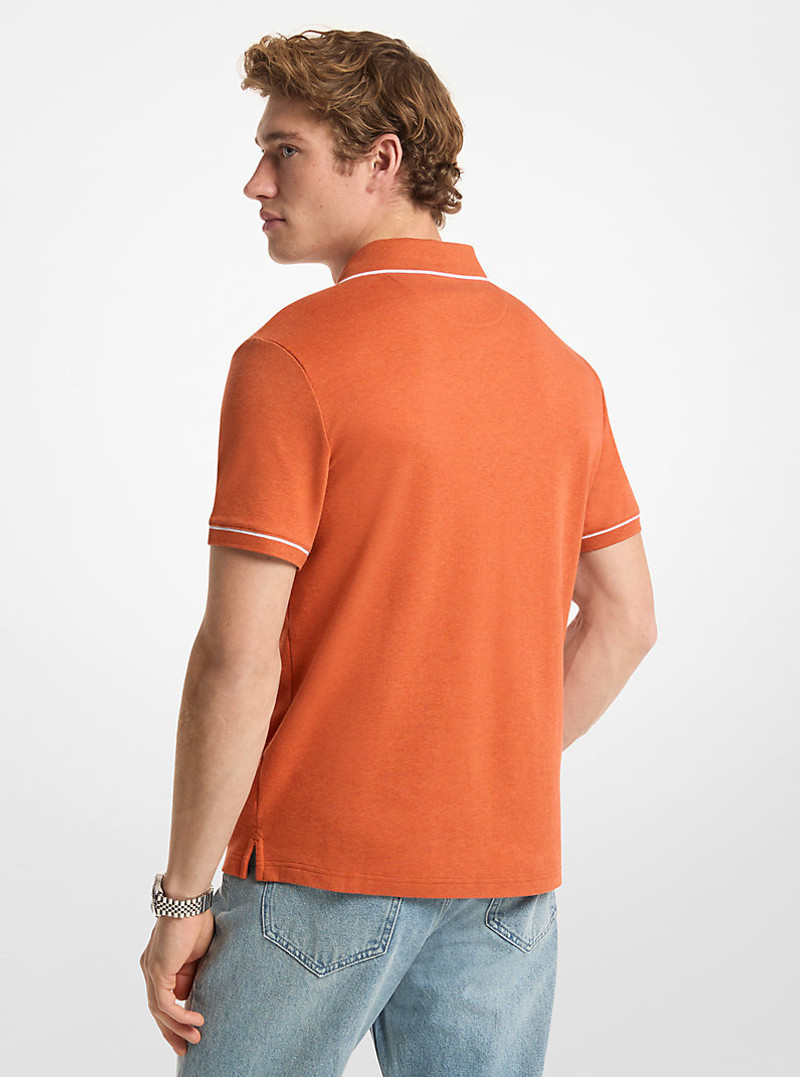 MICHAEL KORS Gramercy Cotton Polo Shirt outlook