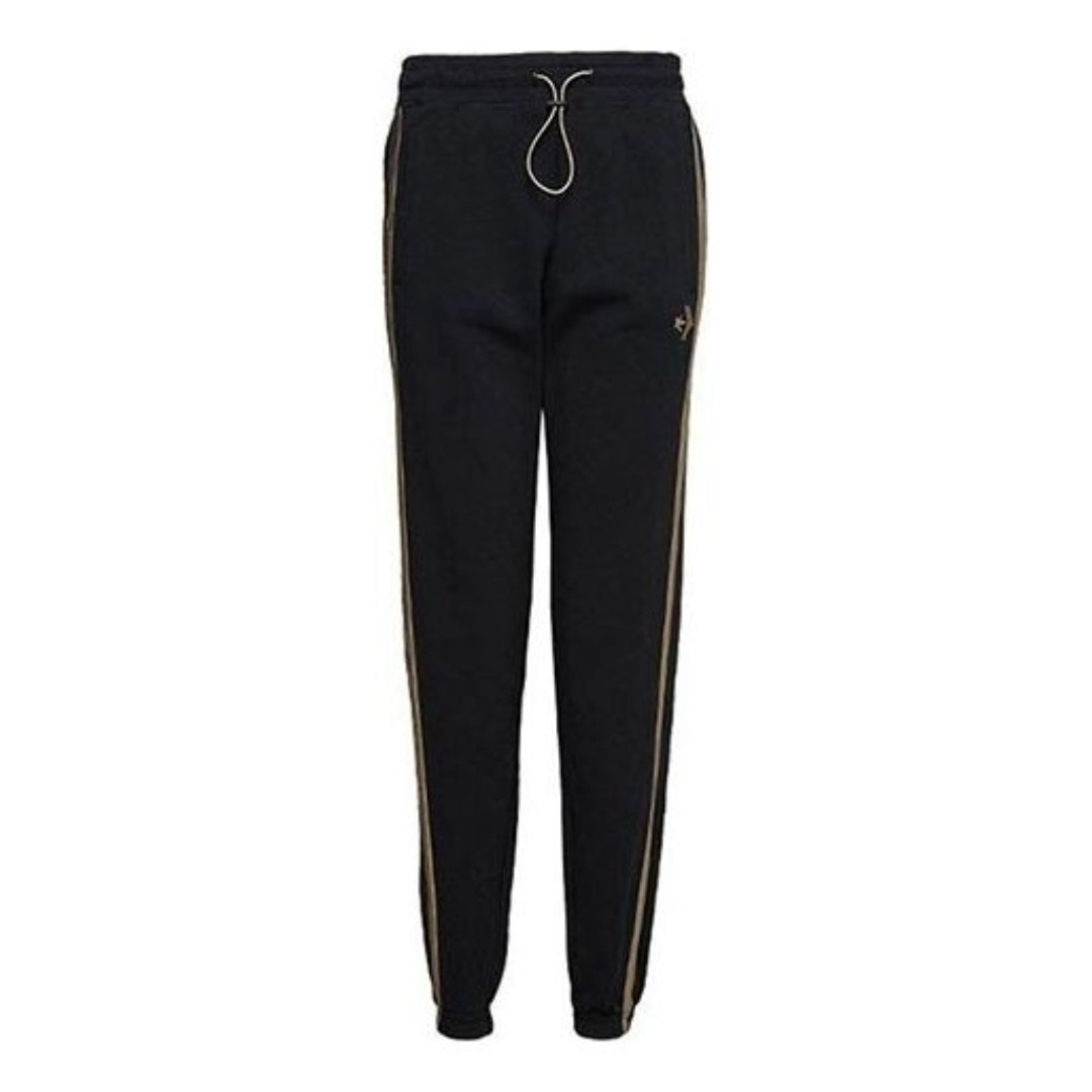 (WMNS) Converse Colourblock Shine Pants 'Black' 10017036-A01 - 2